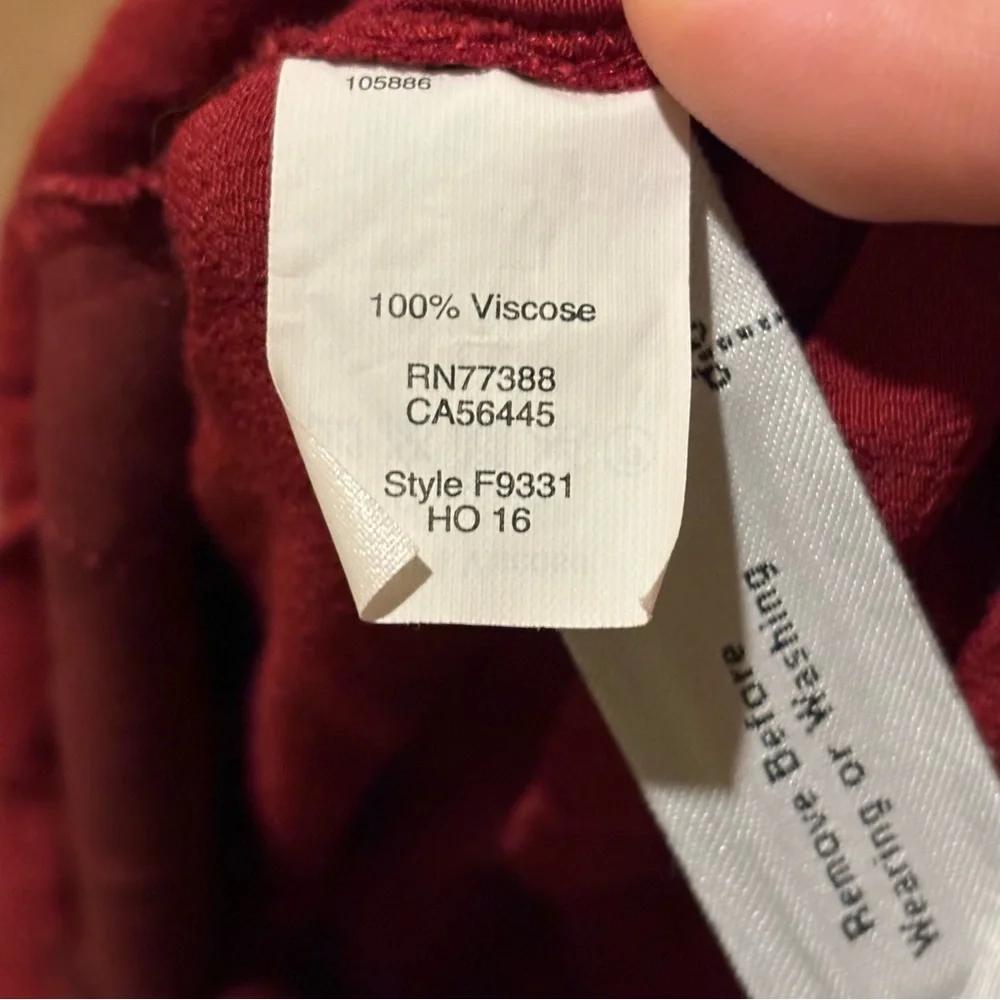 Madewell red tunic dress size XXS - Picture 4 of 4